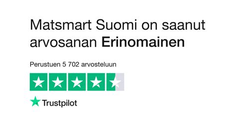 Arvostelut Matsmart Suomi 